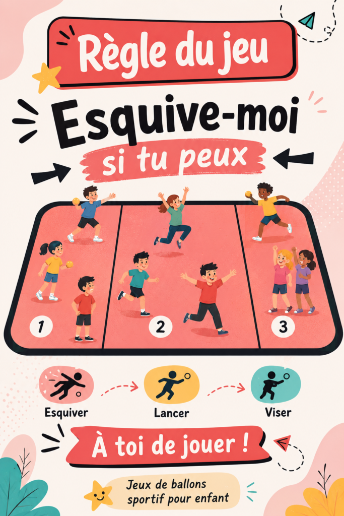 Enfants jouant à Esquive-moi si tu peux dans un parc.