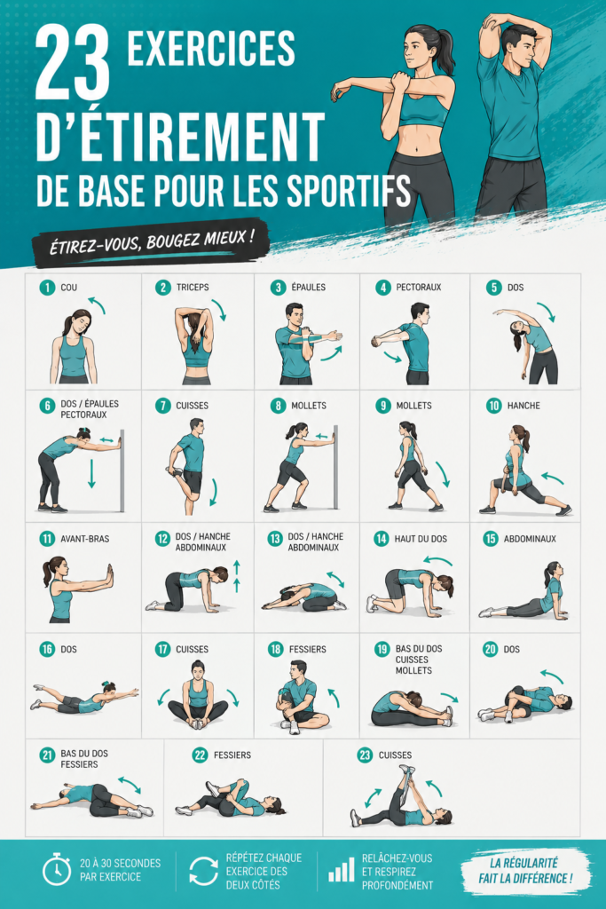 Femme effectuant des étirements en salle de sport, mettant en avant la flexibilité.