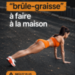 Femme faisant des exercices de fitness à domicile