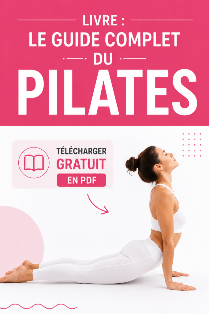 Couverture du guide complet du Pilates en téléchargement gratuit en PDF