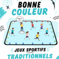 Des enfants jouant au jeu de la bonne couleur dans un parc.