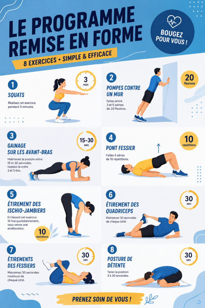 Femmes en train de faire du sport dans un parc, illustrant un programme de remise en forme adapté