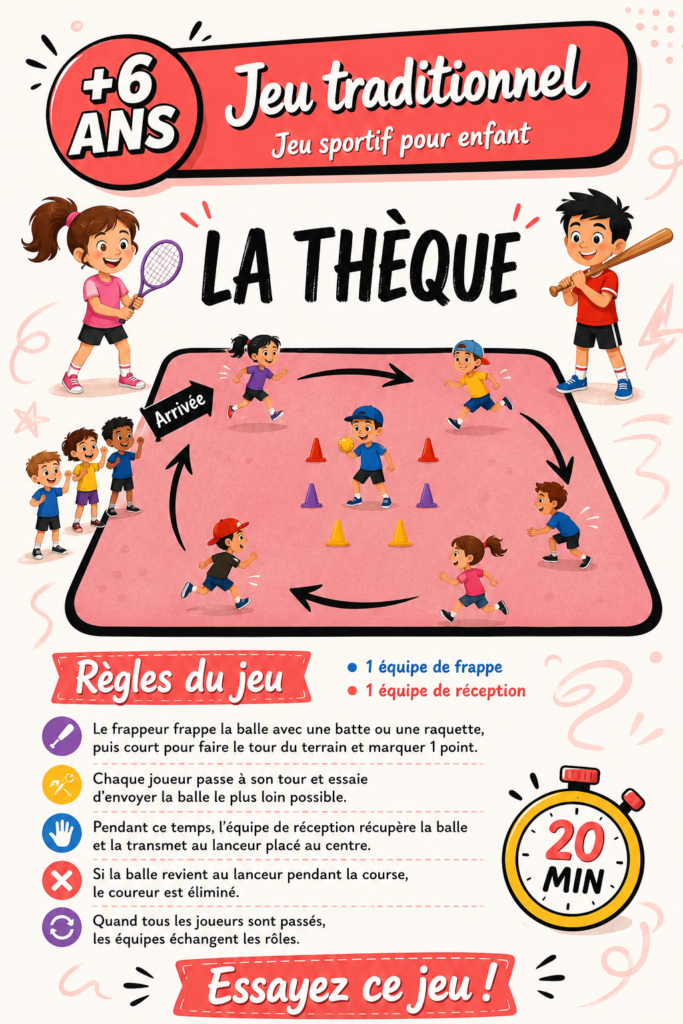 Jeunes enfants jouant au thèque dans un parc, s'amusant ensemble avec le matériel adapté.