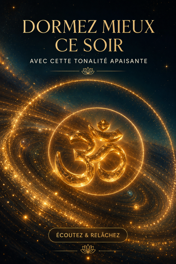 Femme écoutant des sons apaisants pour mieux dormir