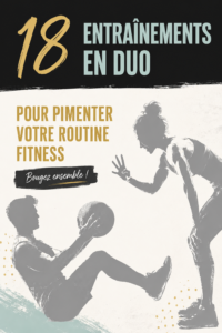 Couple réalisant un entraînement ensemble dans un parc, souriants et actifs.