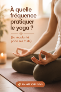 Femme pratiquant le yoga dans un parc ensoleillé, symbolisant une routine de bien-être régulier.