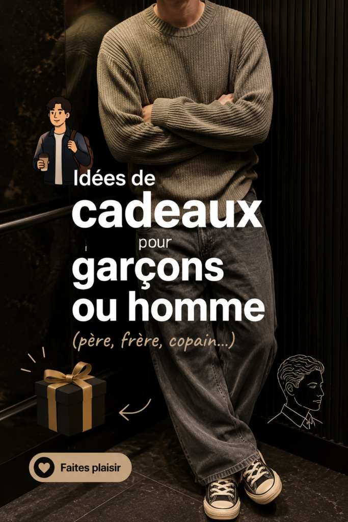 Un ensemble d'idées cadeaux pratiques pour les hommes de tous âges