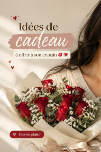 Un collage de cadeaux créatifs et romantiques pour un copain