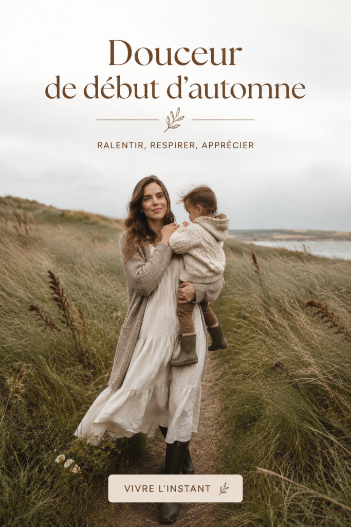 Ambiance d'automne chaleureuse avec des décorations et des vêtements doux