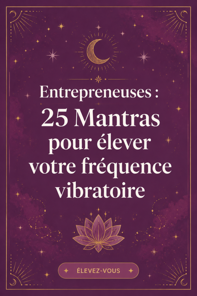 Image inspirante de femmes entrepreneuses utilisant des mantras pour élever leur fréquence énergétique.