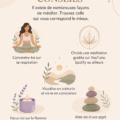 Femme méditant dans un cadre apaisant