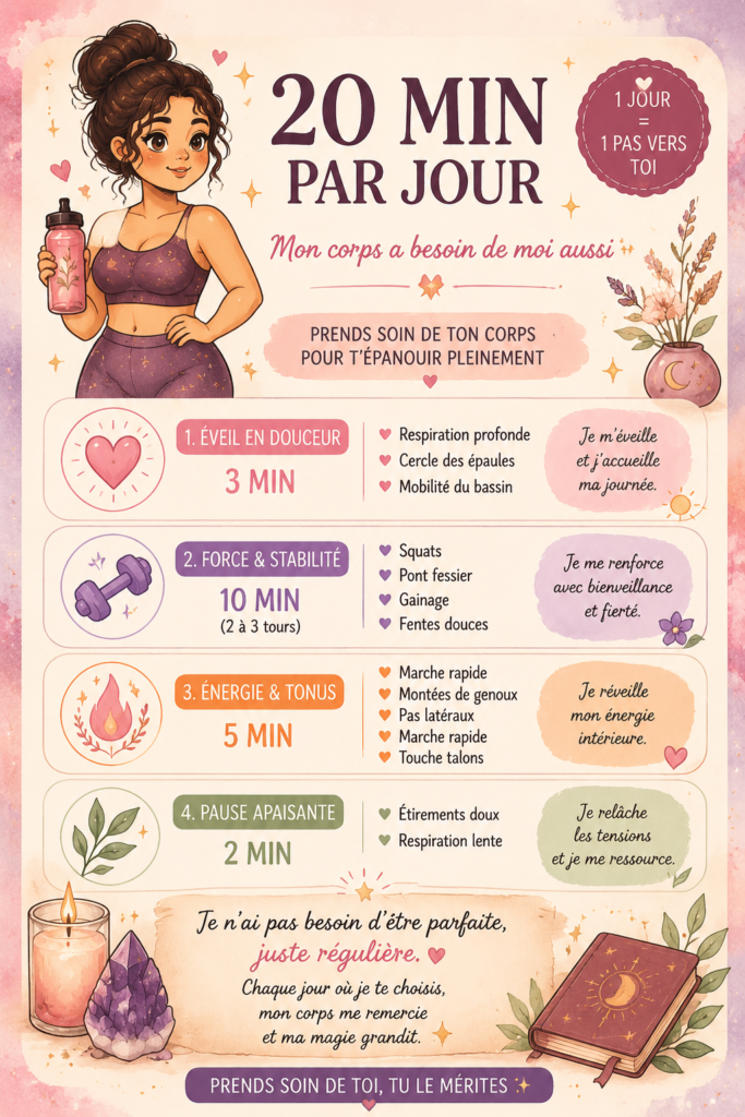 Femme rejoignant une séance de yoga, prenant soin de son corps