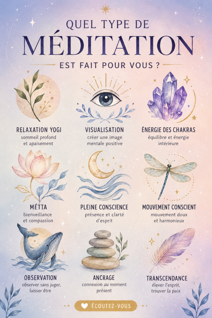 Femme adulte méditant dans un parc paisible, illustrant les bienfaits de la méditation.