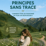 Une femme pratiquant la randonnée tout en respectant les principes écoresponsables en pleine nature.