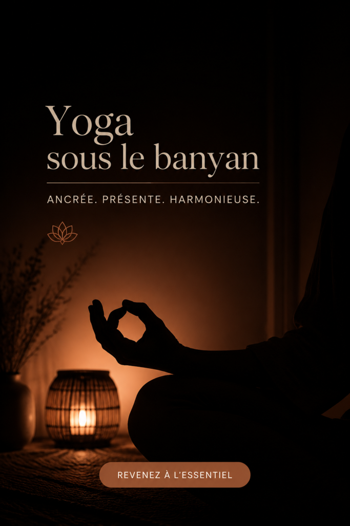 Un coin méditation apaisant pour pratiquer le yoga Banyan Tree