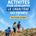Enfants participant à une activité éducative en extérieur, développant leur caractère ensemble.