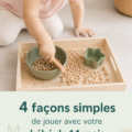 Une maman jouant avec son bébé de 14 mois dans le jardin, sourires échangés.