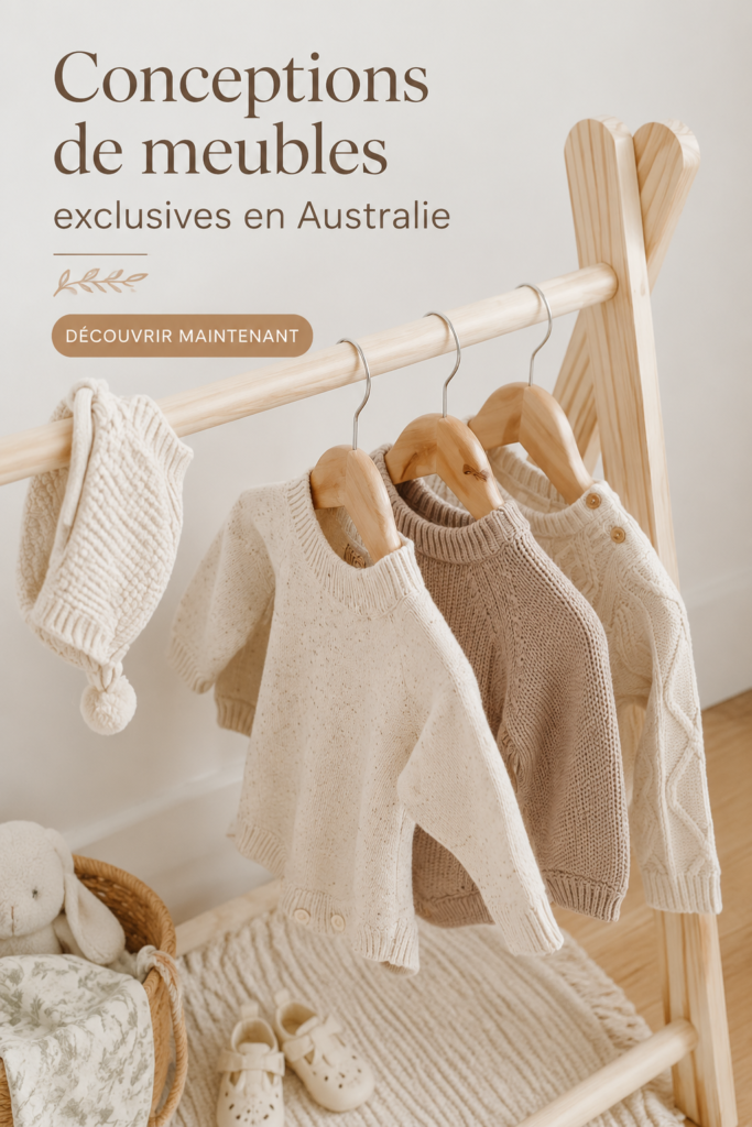 design unique de meubles australiens en bois dans un intérieur chaleureux