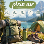 Un groupe de femmes préparant leurs sacs pour un voyage en plein air avec des équipements de camping