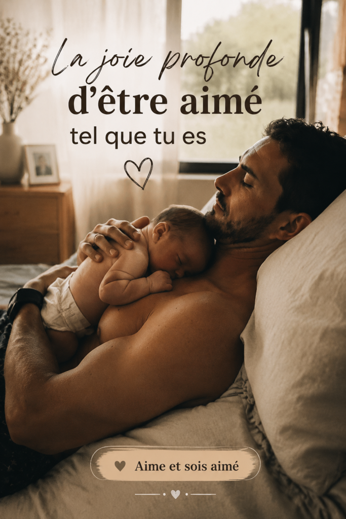 Femme souriante, rayonnante de bonheur, représentant la joie d'être aimé pour qui elle est.