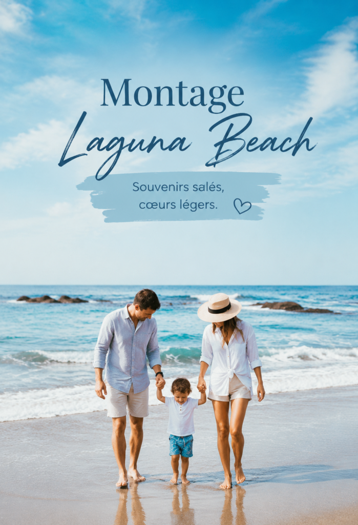 Un montage vidéo créatif inspiré par l'ambiance de Laguna Beach