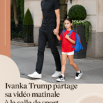 Ivanka Trump en tenue de sport dans une salle de gym, prête à commencer son entraînement.