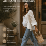 Tenue de grossesse minimaliste, confortable et moderne pour 2026