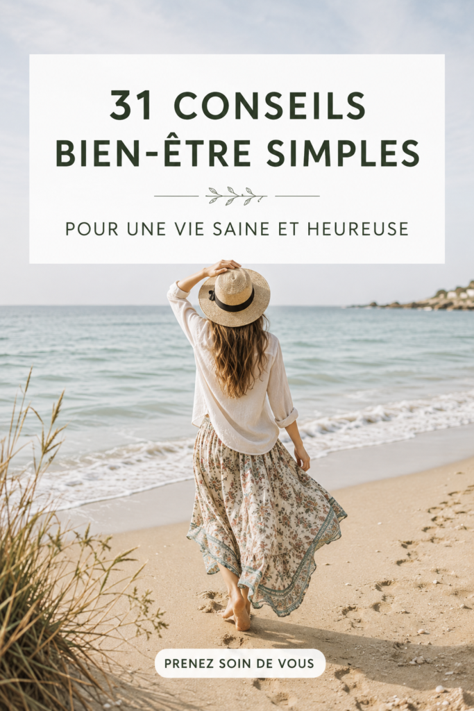 Femme souriante profitant de conseils bien-être pour une vie saine