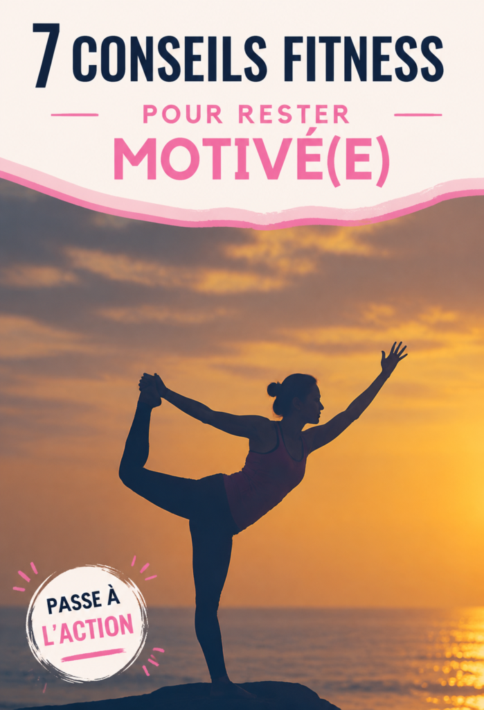 Femme en pleine séance d'exercice motivée et souriante