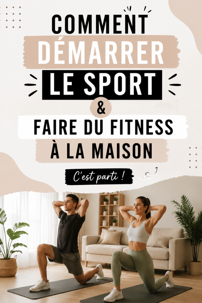 Femme s'entraîne à la maison avec des équipements simples et efficaces
