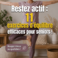 Femme dans la trentaine pratiquant des exercices d'équilibre à la maison