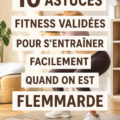 Femme faisant du yoga à la maison pour un fitness détente