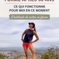 Femme de 50 ans souriante, pratiquant une activité physique en plein air, symbolisant la santé et le bien-être.