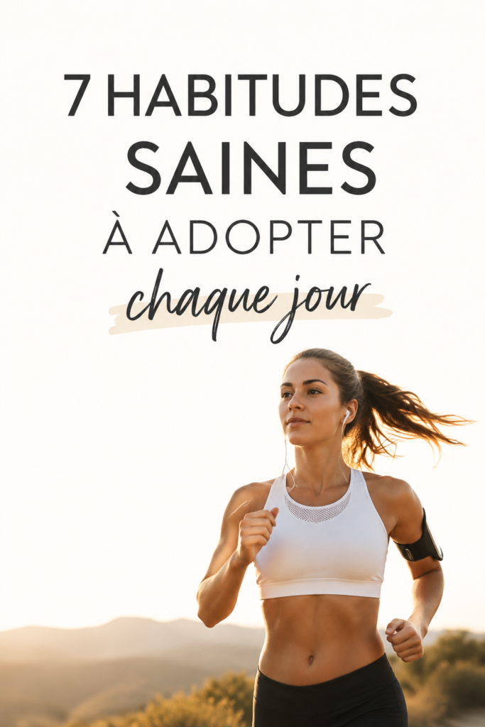Image d'une femme découvrant des habitudes saines