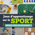 Jeunes enfants jouant à des jeux d'apprentissage sur le thème du sport dans un parc