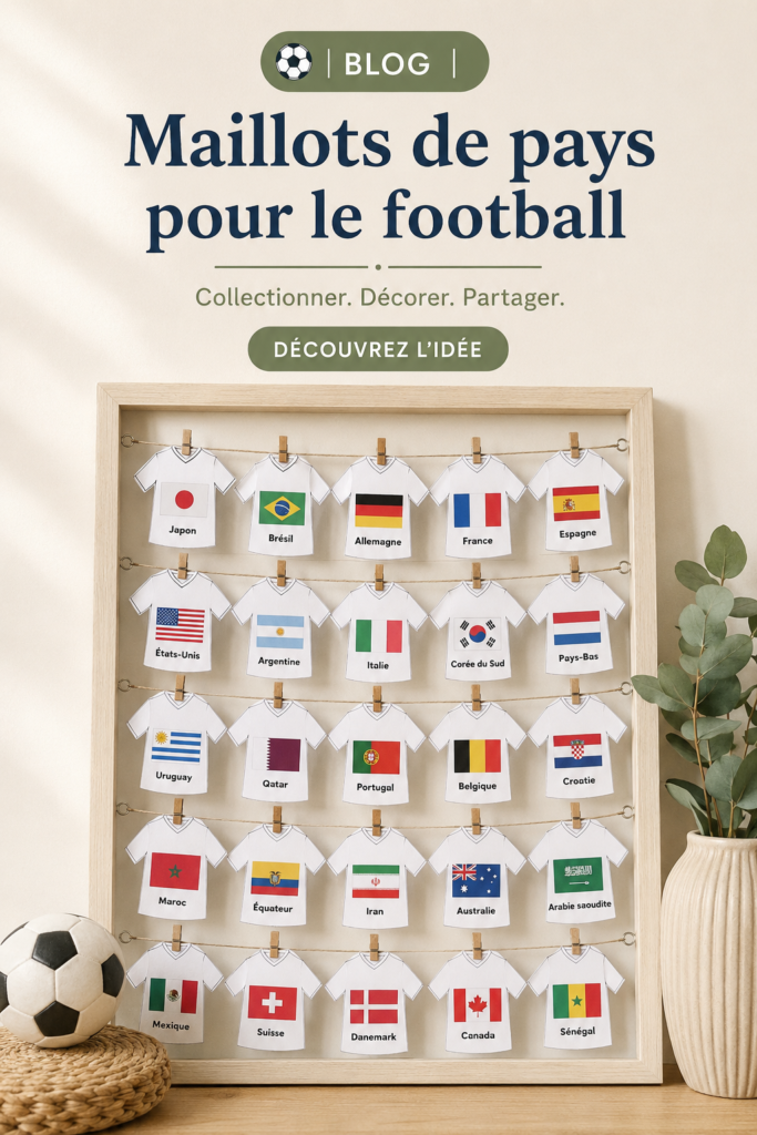 Une collection de maillots aux couleurs vives pour la Coupe du Monde 2026, symbolisant passion et esprit d'équipe.