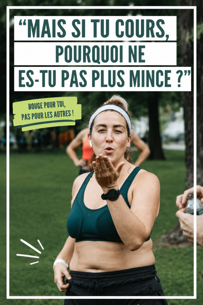 Femme qui court dans un parc, symbolisant la recherche de santé et de bien-être.