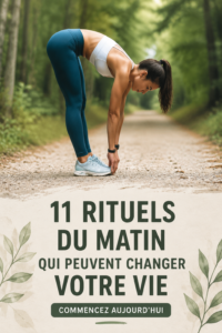 Femme souriante pratiquant un rituel matinal apaisant