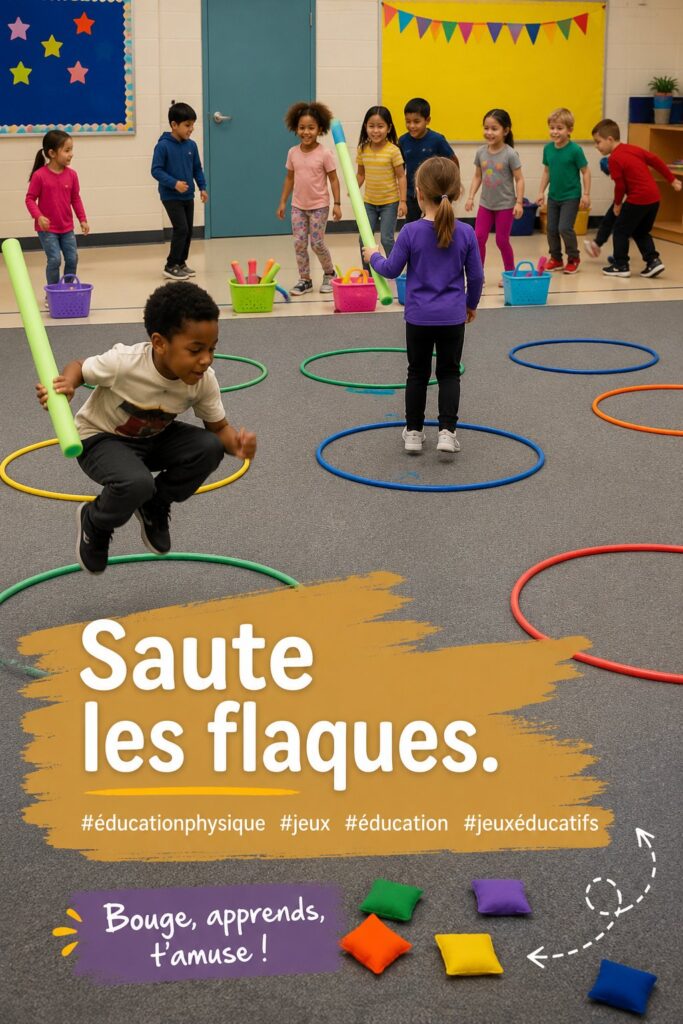 Une femme effectuant un saut d'obstacle dans un parc.