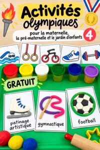 Jeunes enfants s'amusant avec des activités sportives inspirées des JO
