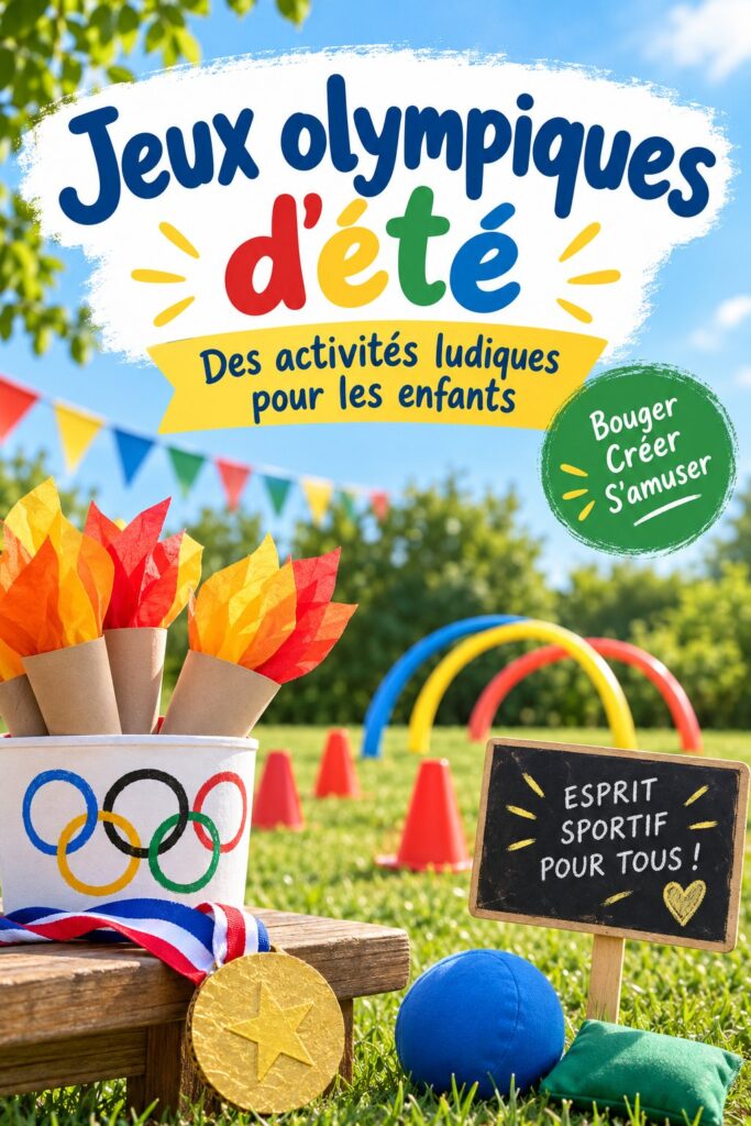 Enfants jouant à des jeux d'été en plein air, s'amusant et faisant du sport