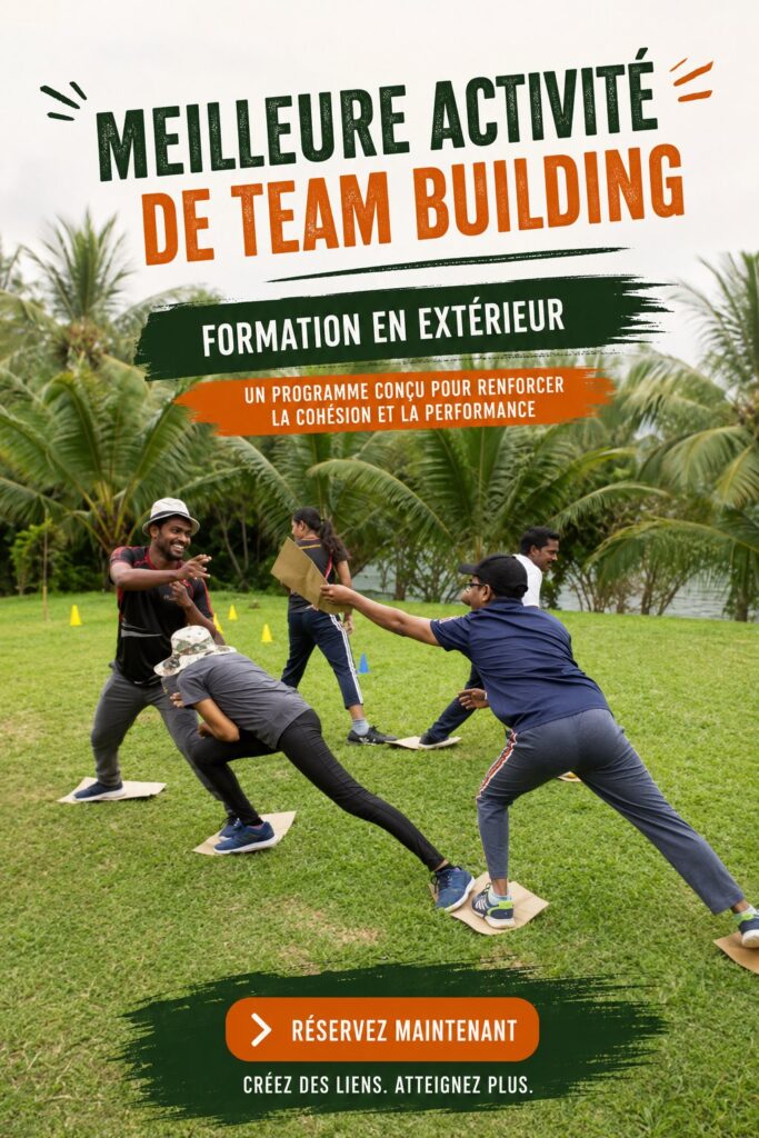 Groupe de femmes participant à une activité de team building en plein air