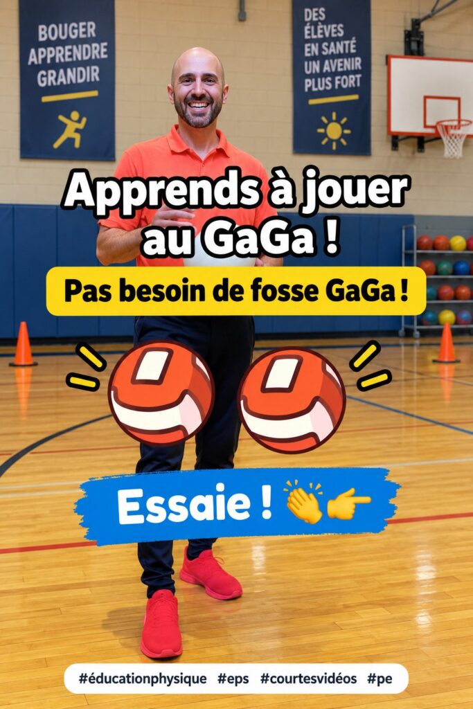 Jeu de GaGa en plein air, participants s'amusant ensemble.