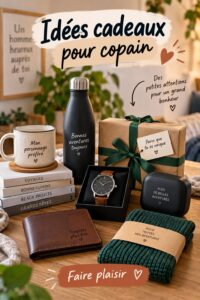 Homme souriant en recevant un cadeau, illustrant des idées cadeaux pour hommes