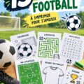 Imprimés colorés sur le football pour enfants