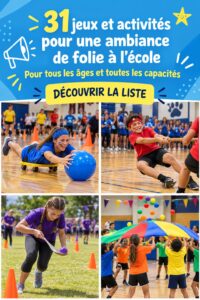 Une famille joyeuse jouant ensemble à un jeu en plein air