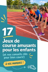 Jeux de course amusants pour enfants dans un parc.