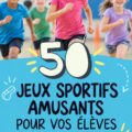Une classe d'élèves s'amusant avec des jeux de sport en plein air, illustrant la joyeuse atmosphère des activités physiques.