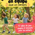 Des enfants jouant à des jeux d'équipe dans un parc, montrant joie et collaboration.